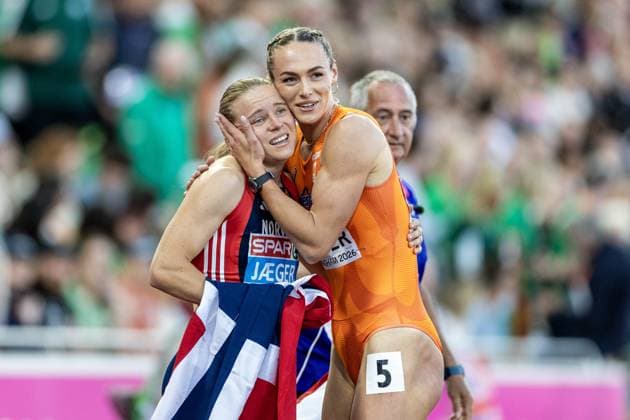 BIRMINGHAM - Lieke Klaver in action in the women s 400m during the sixth day of the European Athletics Championships. IRIS VAN DEN BROEK ANP xVIxANPxSportx xxANPxIVx 565555555 originalFilename: 565555555.jpg
