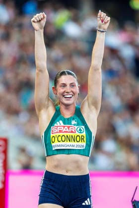 BIRMINGHAM, GREAT BRITAIN - AUGUST 15, 2026: Kate O CONNOR (IRL Irland) wins Gold in the heptathlon during the European Athletics Championships at Alexander Stadium on August 15, 2026 in Birmingham, Great Britain. Great Britain Copyright: xAxelxKohringx
