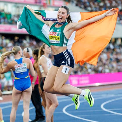 BIRMINGHAM, GREAT BRITAIN - AUGUST 15, 2026: Kate O CONNOR (IRL Irland) wins Gold in the heptathlon during the European Athletics Championships at Alexander Stadium on August 15, 2026 in Birmingham, Great Britain. Great Britain Copyright: xAxelxKohringx