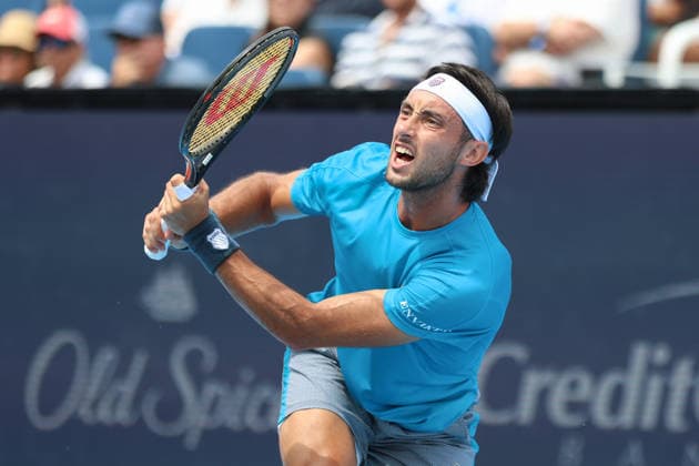 MASON, OHIO - AUGUST 15: Thiago Tirante of Argentina in action during day five of the Cincinnati Open at the Lindner Family Tennis Center on August 15, 2026 in Mason, Ohio.  Copyright: xShainaxBenhiyoun SPPx Sportspressphoto_SPR207601