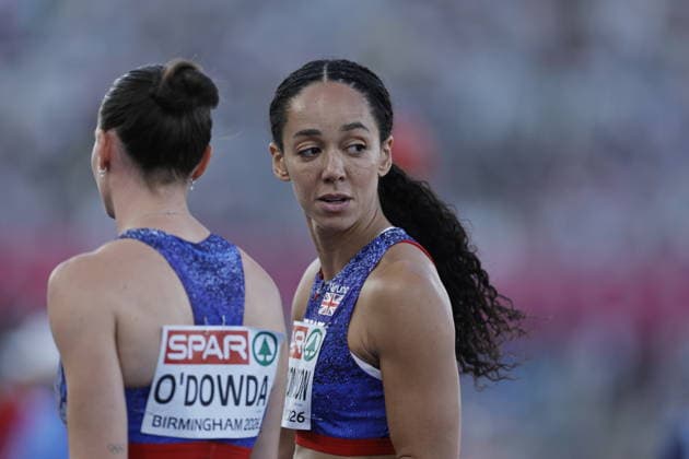 UK: 27th European Athletics Championships - Birmingham 2026, 15 August 2026 BIRMINGHAM, ENGLAND: August 15: Katarina Johnson-Thompson of Great Britain in the Women™s Heptathlon 800m during day five of the 27th European Athletics Championships at Alexander Stadium on August 15 2026 Photo by Ben Booth SportPix SIPA USA Birmingham Alexander Stadium West Midlands England Copyright: xBenxBoothx