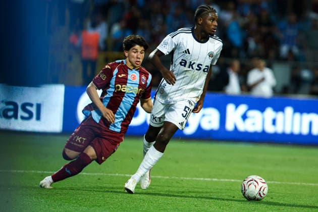 Kasimpasa vs Trabzonspor Trendyol Super League 1st week Elson Mendes da Silva of Kasimpasa in action during the match. Kasimpasa and Trabzonspor faced each other at 1st week of Trendyol Super League 2026 27. The match took place in Recep Tayyip Erdogan Stadium on August 15th, 2026. Istanbul Istanbul Turkey Copyright: xBurakxBasturkx