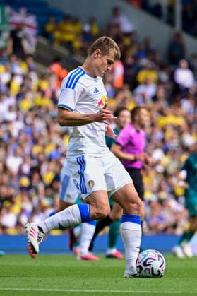 Leeds United v FC Augsburg Pre-Season Friendly Leeds United s Jaka Bijol in possession during the Pre-Season Friendly match at Elland Road, Leeds 15 08 2026 UK Newspapers OUT Copyright: xChrisxNuttonx FIL-23780-0040