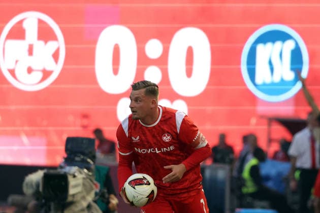 15.08.2026, xrekx, Fussball 2.Bundesliga, 1.FC Kaiserslautern - Karlsruher SC v.l. Marlon Ritter (1.FC Kaiserslautern) (DFL DFB REGULATIONS PROHIBIT ANY USE OF PHOTOGRAPHS as IMAGE SEQUENCES and or QUASI-VIDEO) Kaiserslautern *** August 15, 2026, xrekx, Soccer 2. Bundesliga, 1 FC Kaiserslautern vs. Karlsruher SC, Marlon Ritter, 1 FC Kaiserslautern. DFL and DFB regulations prohibit any use of photographs as image sequences and or quasi-video. Kaiserslautern