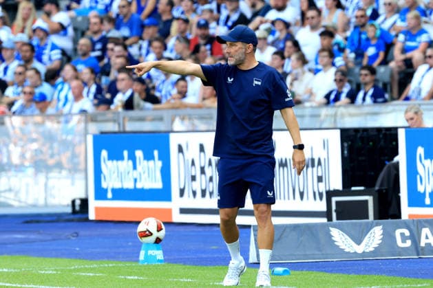 15.08.2026, DEU GER, Fussball , 2.Fussballbundesliga 2026 2027 (im Ligabetrieb zusätzlich: Spieltag, Saison 20xx 20xx), Berliner Olympiastadion, Hertha BSC vs. 1. FC Heidenheim 1846 Cheftrainer Stefan Leitl (Hertha BSC Berlin) 2. Liga: DFB DFL regulations prohibit any use of photographs as image sequences and or quasi-video) Berlin Berliner Olympiastadion Berlin Deutschland *** August 15, 2026, Germany, Soccer, 2026–2027 Bundesliga 2, additional matchday during the regular season, 20xx–20xx season, Berlin Olympic Stadium, Hertha BSC vs. 1. FC Heidenheim 1846 Head Coach Stefan Leitl Hertha BSC Berlin 2nd Division DFB DFL regulations prohibit any use of photographs as image sequences and or quasi-video Berlin Berlin Olympic Stadium Berlin Germany Copyright: xNordphotox xEnglerx