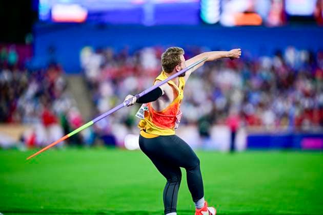 Nick THUMM (Germany, VfB Stuttgart, JAVELIN THROW Men) GBR, European Athletics Championships, Athletics, 15.08.2026, GBR, European Athletics Championships, Athletics, 15.08.2026, Birmingham *** Nick THUMM Germany, VfB Stuttgart, Men s JAVELIN THROW GBR, European Athletics Championships, Athletics, August 15, 2026, GBR, European Athletics Championships, Athletics, August 15, 2026, Birmingham Copyright: xEibnerxPressefoto JanxPapenfussx EP_JPS