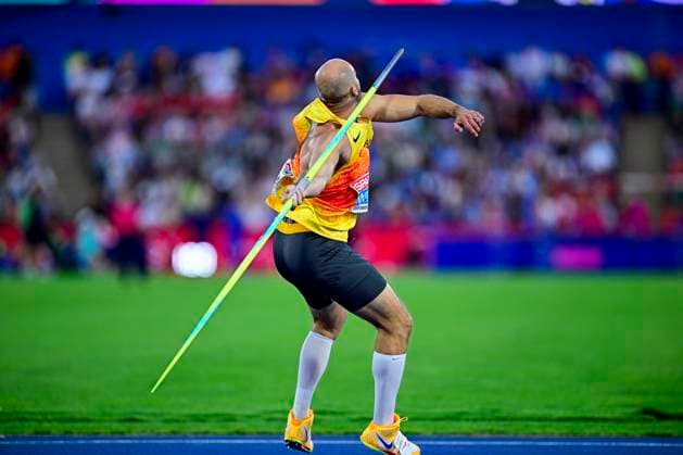 Julian WEBER (Germany, USC Mainz, JAVELIN THROW Men) GBR, European Athletics Championships, Athletics, 15.08.2026, GBR, European Athletics Championships, Athletics, 15.08.2026, Birmingham *** Julian WEBER Germany, USC Mainz, Men s JAVELIN THROW GBR, European Athletics Championships, Track and Field, August 15, 2026, GBR, European Athletics Championships, Track and Field, August 15, 2026, Birmingham Copyright: xEibnerxPressefoto JanxPapenfussx EP_JPS