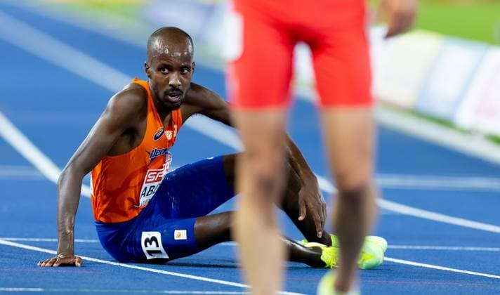 BIRMINGHAM - Mahadi Abdi Ali after the 10,000 meter final on the sixth day of the European Athletics Championships. IRIS VAN DEN BROEK ANP xVIxANPxSportx xxANPxIVx 565558770 originalFilename: 565558770.jpg