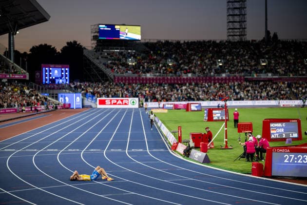 260815 Andreas Almgren of Sweden after men s 10 000 meter during day 6 of the 2026 European Athletics Championships on August 15, 2026 in Birmingham. Photo: Maxim Thore BILDBYRAN kod MT MT1071 friidrott athletics friidrett friidrotts-em em friidretts-em 2026 european athletics championships day 6 bbeng *** August 15, 2026: Andreas Almgren of Sweden after the men’s 10,000-meter race on Day 6 of the 2026 European Athletics Championships on August 15, 2026 in Birmingham. Photo by Maxim Thore. BILDBYRAN code MT MT1071 track and field athletics friidrett friidrotts em em friidretts em 2026 European Athletics Championships Day 6 bbeng  Copyright: MAXIMxTHORE BB260815MT025