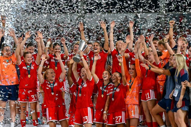 Die Spielerinnen des FC Bayern sind Sieger des Google Pixel Supercup 2026, 15.08.2026, Ingolstadt (Deutschland), Fussball, Google Pixel Supercup, FC Bayern München - VfL Wolfsburg, DFB DFL REGULATIONS PROHIBIT ANY USE OF PHOTOGRAPHS AS IMAGE SEQUENCES AND OR QUASI-VIDEO. *** The FC Bayern women s team are the winners of the 2026 Google Pixel Supercup, August 15, 2026, Ingolstadt, Germany, soccer, Google Pixel Supercup, FC Bayern Munich vs. VfL Wolfsburg, DFB and DFL regulations prohibit any use of photographs as image sequences and or quasi-video xslx