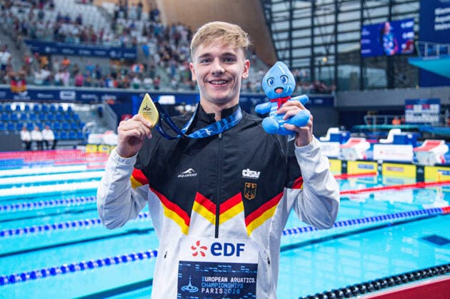 NATATION : Championnat d europe de natation 2026 - PARIS - 15 08 2026 Johannes Liebmann (GER) Saint DenisFrance  Copyright: xBaptistexAutissierx