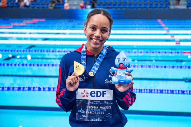 NATATION : Championnat d europe de natation 2026 - PARIS - 15 08 2026 Mary Ambre Moluh (FRA) Saint DenisFrance  Copyright: xBaptistexAutissierx