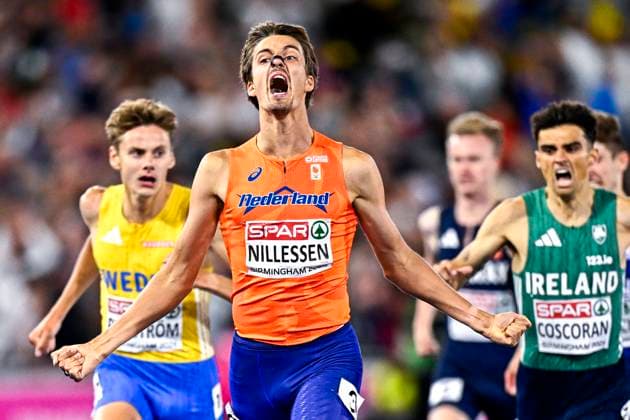 European Athletics Championships Birmingham 2026 - day 6 BIRMINGHAM, ENGLAND - AUGUST 15 : Nillessen Stefan (NED) celebrating on day 6 of the Birmingham 2026 European Athletics Championships on August 15, 2026 in Birmingham, England, 15 08 2026 Birmingham ENGLAND  Copyright: xTomasxSiskx