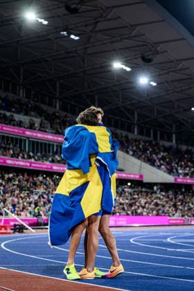 260815 Andreas Almgren of Sweden celebrates first place in men s 10 000 meter and Samuel Pihlström of Sweden celebrates second place in men s 1500 meter final during day 6 of the 2026 European Athletics Championships on August 15, 2026 in Birmingham. Photo: Mathias Bergeld BILDBYRAN kod MB MT1071 friidrott athletics friidrett friidrotts-em em friidretts-em 2026 european athletics championships day 6 bbeng sweden sverige jubel *** August 15, 2026: Andreas Almgren of Sweden celebrates winning first place in the men’s 10,000-meter race, and Samuel Pihlström of Sweden celebrates finishing second in the men’s 1,500-meter final during Day 6 of the 2026 European Athletics Championships on August 15, 2026 in Birmingham. Photo by Mathias Bergeld, BILDBYRAN, code MB MT1071. track and field, athletics, friidrett, friidrotts EM, 2026 European Athletics Championships, Day 6, BBENG, Sweden, jubel  Copyright: MATHIASxBERGELD BB260815MB153