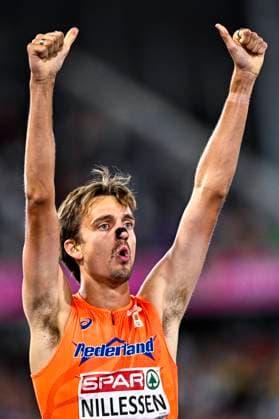 European Athletics Championships Birmingham 2026 - day 6 BIRMINGHAM, ENGLAND - AUGUST 15 : Nillessen Stefan (NED) celebrating on day 6 of the Birmingham 2026 European Athletics Championships on August 15, 2026 in Birmingham, England, 15 08 2026 Birmingham ENGLAND  Copyright: xTomasxSiskx