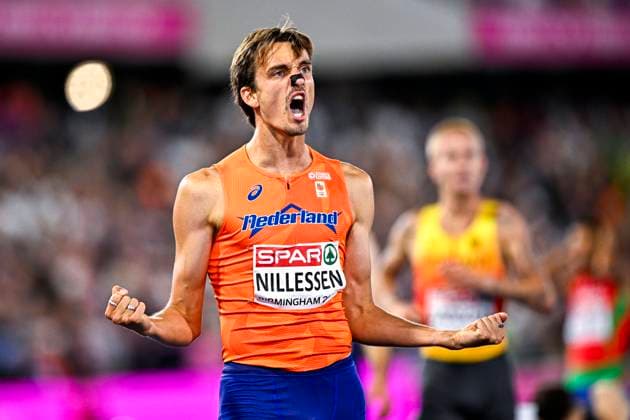 European Athletics Championships Birmingham 2026 - day 6 BIRMINGHAM, ENGLAND - AUGUST 15 : Nillessen Stefan (NED) celebrating on day 6 of the Birmingham 2026 European Athletics Championships on August 15, 2026 in Birmingham, England, 15 08 2026 Birmingham ENGLAND  Copyright: xTomasxSiskx