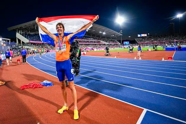 European Athletics Championships Birmingham 2026 - day 6 BIRMINGHAM, ENGLAND - AUGUST 15 : Nillessen Stefan (NED) celebrating on day 6 of the Birmingham 2026 European Athletics Championships on August 15, 2026 in Birmingham, England, 15 08 2026 Birmingham ENGLAND  Copyright: xTomasxSiskx