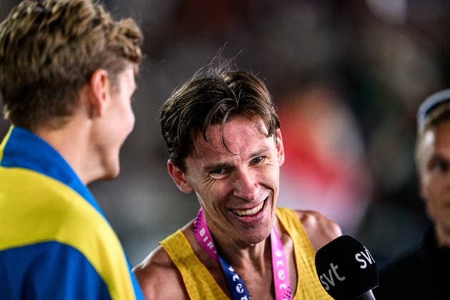 260815 Andreas Almgren of Sweden after first place in men s 10 000 meter final during day 6 of the 2026 European Athletics Championships on August 15, 2026 in Birmingham. Photo: Maxim Thore BILDBYRAN kod MT MT1071 friidrott athletics friidrett friidrotts-em em friidretts-em 2026 european athletics championships day 6 bbeng *** August 15, 2026: Andreas Almgren of Sweden after winning first place in the men’s 10,000-meter final on Day 6 of the 2026 European Athletics Championships on August 15, 2026 in Birmingham. Photo by Maxim Thore. BILDBYRAN code MT MT1071 track and field athletics friidrett friidrotts em em friidretts em 2026 European Athletics Championships Day 6 bbeng  Copyright: MAXIMxTHORE BB260815MT055