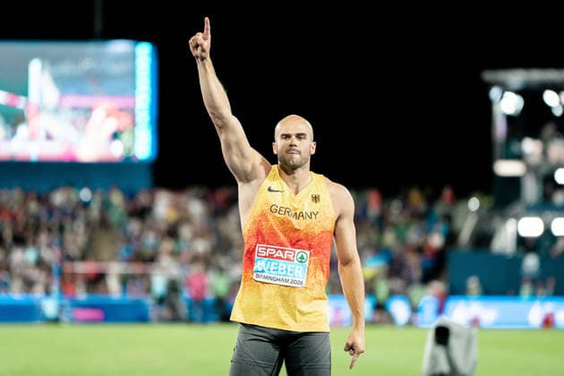 Julian Weber (USC Mainz, Speerwurf Maenner), GBR, Leichtathletik, Athletics, European Athletics Championships 2026, Leichtathletik Europameisterschaft 2026, Birmingham 2026, 09.08.2026, GBR, Leichtathletik, Athletics, European Athletics Championships 2026, Leichtathletik Europameisterschaft 2026, Birmingham 2026, 09.08.2026 Birmingham *** Julian Weber, USC Mainz, Men s Javelin Throw, GBR, Track and Field, Athletics, 2026 European Athletics Championships, 2026 European Track and Field Championships, Birmingham 2026, August 9, 2026, GBR, Track and Field, Athletics, 2026 European Athletics Championships, 2026 European Track and Field Championships, Birmingham 2026, August 9, 2026, Birmingham Copyright: xStefanxMayerx EP_SMR