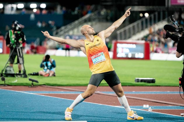 Julian Weber (USC Mainz, Speerwurf Maenner), GBR, Leichtathletik, Athletics, European Athletics Championships 2026, Leichtathletik Europameisterschaft 2026, Birmingham 2026, 09.08.2026, GBR, Leichtathletik, Athletics, European Athletics Championships 2026, Leichtathletik Europameisterschaft 2026, Birmingham 2026, 09.08.2026 Birmingham *** Julian Weber, USC Mainz, Men s Javelin Throw, GBR, Track and Field, Athletics, 2026 European Athletics Championships, 2026 European Track and Field Championships, Birmingham 2026, August 9, 2026, GBR, Track and Field, Athletics, 2026 European Athletics Championships, 2026 European Track and Field Championships, Birmingham 2026, August 9, 2026, Birmingham Copyright: xStefanxMayerx EP_SMR