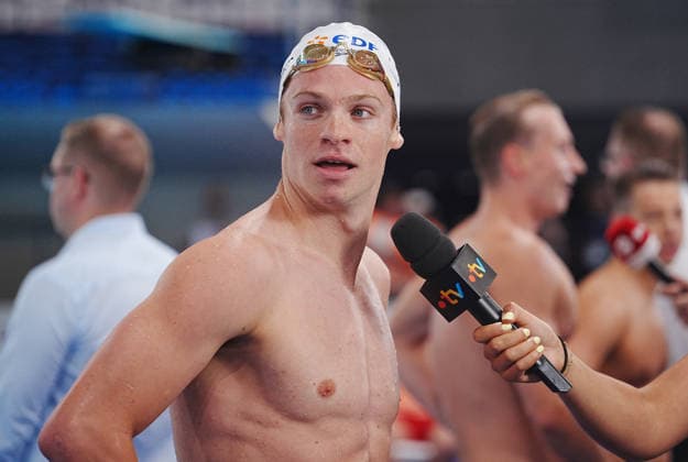 August 15, 2026, Paris, Bretagne, FRANCE: Marchand Leon of France During Finale 200 M Butterfly Men at the European Swimming Championships at the Greater Paris Metropolis Olympic Aquatics Centre in Paris (France) on August 15, 2026.Credit .............. During Finale 50 M Dos WOMEN at the European Swimming Championships at the Greater Paris Metropolis Olympic Aquatics Centre in Paris (France) on August 13, 2026.Credit ................. During 1 2 Finale 100 M Dos Women at the European Swimming Championships at the Greater Paris Metropolis Olympic Aquatics Centre in Paris (France) on August 14, 2026.Credit . 15 Aout European Aquatics Championships Paris 2026 Finales  - ZUMAl193 20260815_zsp_l193_036 Copyright: xLaurentxLairysx