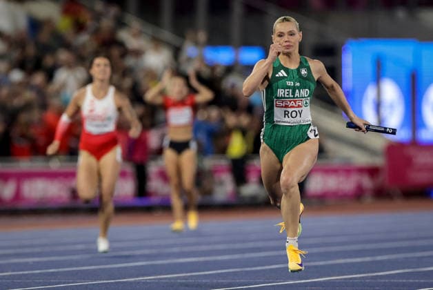 2026 European Athletics Championships, Alexander Stadium, Birmingham, England 15 8 2026 Women™s 4x100m Relay Final Ireland™s Lauren Roy in action Lauren Roy in action 15 8 2026  Copyright: xx 0S9A8469