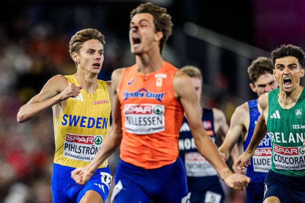 260815 Samuel Pihlström of Sweden competes in men s 1500 meter during day 6 of the 2026 European Athletics Championships on August 15, 2026 in Birmingham. Photo: Mathias Bergeld BILDBYRAN kod MB MT1071 friidrott athletics friidrett friidrotts-em em friidretts-em 2026 european athletics championships day 6 bbeng sweden sverige *** August 15, 2026: Samuel Pihlström of Sweden competes in the men’s 1,500-meter race on Day 6 of the 2026 European Athletics Championships on August 15, 2026 in Birmingham. Photo by Mathias Bergeld, BILDBYRAN, code MB MT1071. track and field, athletics, friidrett, friidrotts EM, 2026 European Athletics Championships, Day 6, BBENG, Sweden, Sverige  Copyright: MATHIASxBERGELD BB260815MB178
