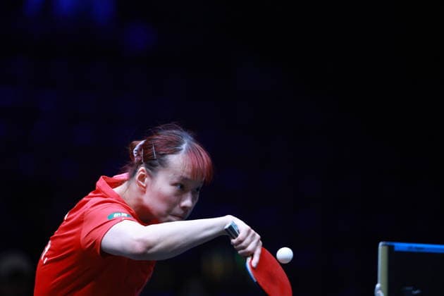 2026 WTT Europe Smash - Sweden - Main Draw - 15 August 2026 - Day 6 Shi Xunyao of China plays against Wang Yidi of China during the Women s Singles Quarterfinal at the 2026 Europe Smash at the Malmo Arena in Malmo, Sweden, on August 15, 2026. Malmo Sweden  Copyright: xRemyxGrosx originalFilename:gros-europesm260815_npmTx.jpg