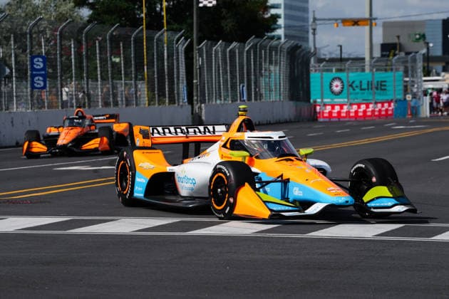 NTT IndyCar, Indy Car, IRL, USA Series Ontario Honda Dealers Indy At Markham - Day2 - Practice Christian Lundgaard, driver of the 7 Arrow McLaren Chevrolet, drives during practice for the NTT INDYCAR Series Ontario Honda Dealers Indy at Markham on August 15, 2026, in Markham, Ontario, Canada. Markham Ontario Canada  Copyright: xYuanxTianx originalFilename:tian-nttindyc260815_npVLl.jpg