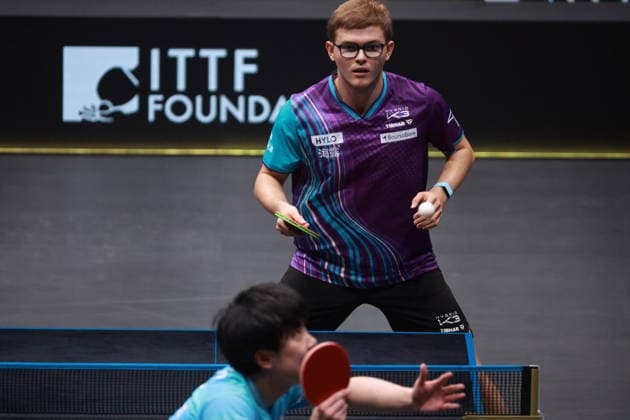 2026 WTT Europe Smash - Sweden - Main Draw - 15 August 2026 - Day 6 Alexis Lebrun of France plays against Tomokazu Harimoto of Japan during the Men s Singles Quarterfinal at the 2026 Europe Smash at the Malmo Arena in Malmo, Sweden, on August 15, 2026. Malmo Sweden  Copyright: xRemyxGrosx originalFilename:gros-europesm260815_np3Zx.jpg