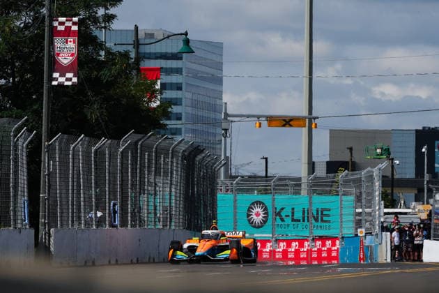NTT IndyCar, Indy Car, IRL, USA Series Ontario Honda Dealers Indy At Markham - Day2 - Practice Christian Lundgaard, driver of the 7 Arrow McLaren Chevrolet, drives during practice for the NTT INDYCAR Series Ontario Honda Dealers Indy at Markham on August 15, 2026, in Markham, Ontario, Canada. Markham Ontario Canada  Copyright: xYuanxTianx originalFilename:tian-nttindyc260815_npPhl.jpg