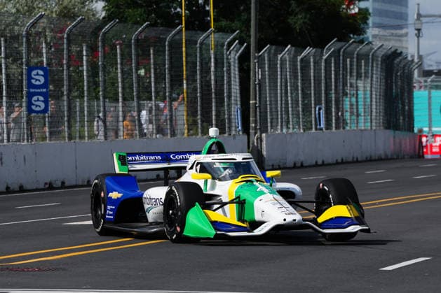 NTT IndyCar, Indy Car, IRL, USA Series Ontario Honda Dealers Indy At Markham - Day2 - Practice Caio Collet, driver of the 4 A.J. Foyt Enterprises Chevrolet, drives during practice for the NTT INDYCAR Series Ontario Honda Dealers Indy at Markham on August 15, 2026, in Markham, Ontario, Canada. Markham Ontario Canada  Copyright: xYuanxTianx originalFilename:tian-nttindyc260815_np3Rz.jpg