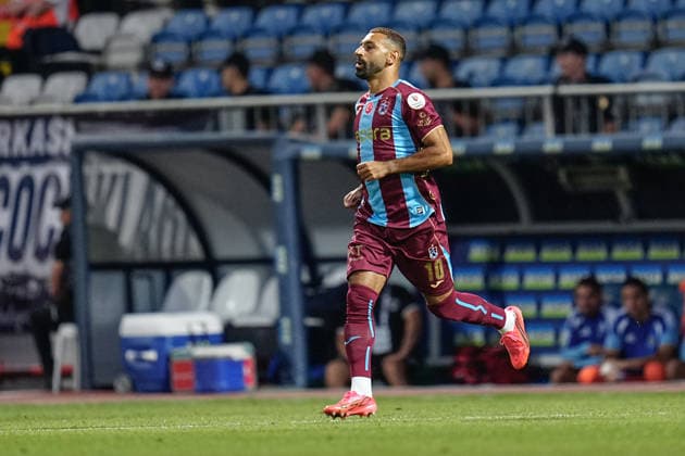 Kasimpasa SK v Trabzonspor - Turkish Super League 2026 27 ISTANBUL, TURKEY - AUGUST 15: Mohamed Salah of Trabzonspor makes his debut with Trabzonspor and looks on during the Turkish Super League 2026 27 match between Kasimpasa SK and Trabzonspor at Recep Tayyip Erdogan Stadium on August 15, 2026 in Istanbul, Turkey. Istanbul Recep Tayyip Erdogan Stadium Turkey Copyright: xxYagizxGurtugx