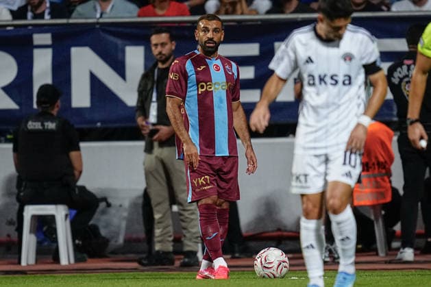 Kasimpasa SK v Trabzonspor - Turkish Super League 2026 27 ISTANBUL, TURKEY - AUGUST 15: Mohamed Salah of Trabzonspor is in action the Turkish Super League 2026 27 match between Kasimpasa SK and Trabzonspor at Recep Tayyip Erdogan Stadium on August 15, 2026 in Istanbul, Turkey. Istanbul Recep Tayyip Erdogan Stadium Turkey Copyright: xxYagizxGurtugx