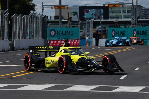 NTT IndyCar, Indy Car, IRL, USA Series Ontario Honda Dealers Indy At Markham - Day2 - Practice Will Power, driver of the 26 Andretti Global Honda, drives during practice for the NTT INDYCAR Series Ontario Honda Dealers Indy at Markham on August 15, 2026, in Markham, Ontario, Canada. Markham Ontario Canada  Copyright: xYuanxTianx originalFilename:tian-nttindyc260815_npsO4.jpg
