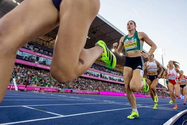2026 European Athletics Championships, Alexander Stadium, Birmingham, England 15 8 2026 Women™s Heptathlon - 800m Ireland™s Kate O™Connor on her way to winning gold Kate O™Connor on her way to winning gold 15 8 2026  Copyright: xx MT2_2991