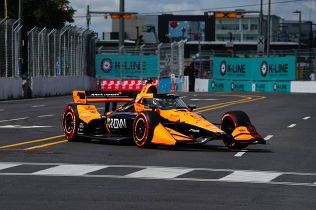 NTT IndyCar, Indy Car, IRL, USA Series Ontario Honda Dealers Indy At Markham - Day2 - Practice Pato O Ward, driver of the 5 Arrow McLaren Chevrolet, drives during practice for the NTT INDYCAR Series Ontario Honda Dealers Indy at Markham on August 15, 2026, in Markham, Ontario, Canada. Markham Ontario Canada  Copyright: xYuanxTianx originalFilename:tian-nttindyc260815_npniB.jpg