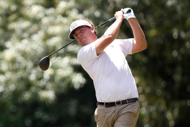 MEMPHIS, TN - AUGUST 15: Keith Mitchell of the United States watches his tee shot on No. 7 during the third round of the FedEx St. Jude Championship, August 15, 2026, at TPC Southwind in Memphis, Tennessee. (Photo by Matthew Maxey Icon Sportswire) GOLF: AUG 15 PGA, Golf Herren FedEx St. Jude Championship EDITORIAL USE ONLY Icon260815042
