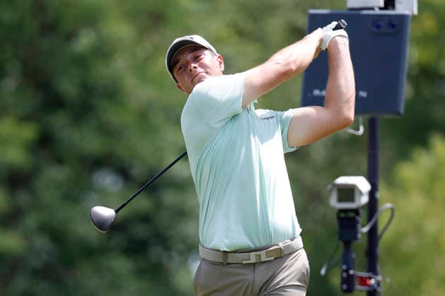 MEMPHIS, TN - AUGUST 15: Viktor Hovland of the United States during the third round of the FedEx St. Jude Championship, August 15, 2026, at TPC Southwind in Memphis, Tennessee. (Photo by Matthew Maxey Icon Sportswire) GOLF: AUG 15 PGA, Golf Herren FedEx St. Jude Championship EDITORIAL USE ONLY Icon260815059