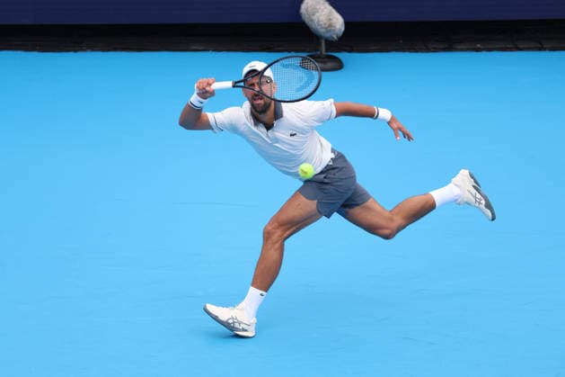 August 15, 2026, Mason, Oh, USA: Cincinnati Open Tennis 2026 - Novak Djokovic plays a ball against Thiago Augustin Tirante. ZUMAPress Mason USA - ZUMAn24_ 20260815_zaf_n24_105 Copyright: xWallyxNellx