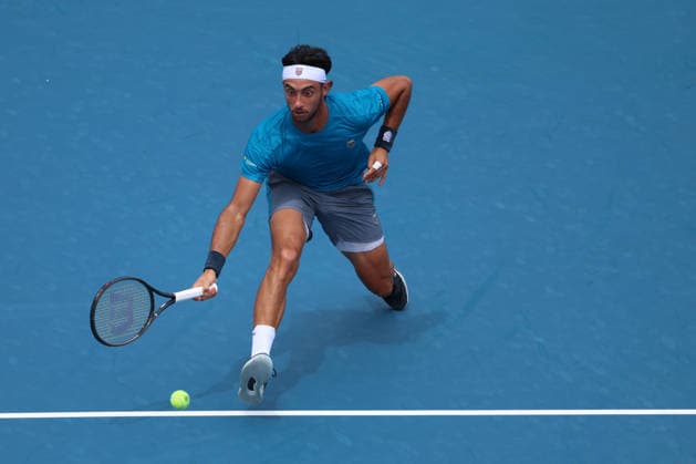 August 15, 2026, Mason, Oh, USA: Cincinnati Open Tennis 2026 - Thiago Augustin Tirante plays a ball against Novak Djokovic. ZUMAPress Mason USA - ZUMAn24_ 20260815_zaf_n24_120 Copyright: xWallyxNellx