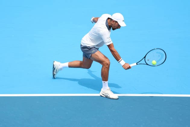August 15, 2026, Mason, Oh, USA: Cincinnati Open Tennis 2026 - Novak Djokovic plays a ball against Thiago Augustin Tirante. ZUMAPress Mason USA - ZUMAn24_ 20260815_zaf_n24_130 Copyright: xWallyxNellx