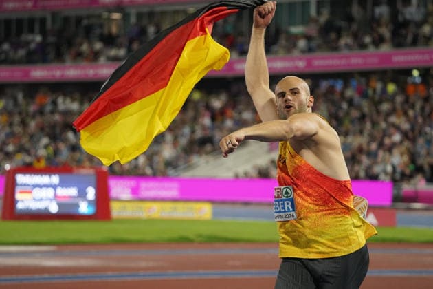 Birmingham , Leichtathletik, Athletics, Track and Field, EAA, Leichtathletik EM Birmingham 2026 European Championships birmingham 2026 , 10.08-17.08.2026, Alexander Stadium Birmingham, Grossbritannien , Speerwurf Männer, Javelin throw Men Finale Julian Weber, Deutschand Germany GER Copyright Gladys Chai von der Laage *** Birmingham, Track and Field, Athletics, EAA, 2026 European Athletics Championships in Birmingham, August 10–17, 2026, Alexander Stadium, Birmingham, United Kingdom, Men’s Javelin Throw, Javelin Throw Men’s Final, Julian Weber, Germany (GER), Copyright Gladys Chai von der Laage