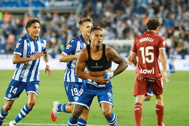 Mariano Diaz (Alaves), AUGUST 15, 2026 - Football Soccer : Mariano Diaz celebrate after his goal during Spanish LaLiga EA Sports match between Deportivo Alaves - Getafe CF at the Estadio Mendizorroza in Vitoria-Gasteiz, Spain. Noxthirdxpartyxsales  aflo_341092025 MutsuxKawamorix