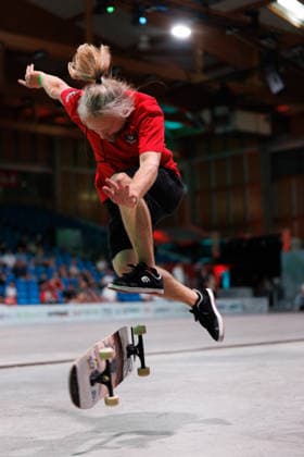 World Freestyle Skateboarding Championships - Men Pro Qualifiers 2026. Germany - Kassel, 15.08.2026 Patrick Thies from Germany shows trick during the competition in the Men professional Qualifiers at the World Freestyle Skateboarding Championships 2026 in Kassel, Germany. According to the citys official website compete Riders from more than 30 nations at the international freestyle skateboarding event, combining technical tricks, creativity and individual style in the qualification rounds. Hesse
