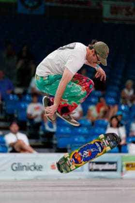 World Freestyle Skateboarding Championships - Men Pro Qualifiers 2026. Germany - Kassel, 15.08.2026 Bryce Noe from the USA shows trick during the competition in the Men professional Qualifiers at the World Freestyle Skateboarding Championships 2026 in Kassel, Germany. According to the citys official website compete Riders from more than 30 nations at the international freestyle skateboarding event, combining technical tricks, creativity and individual style in the qualification rounds. Hesse