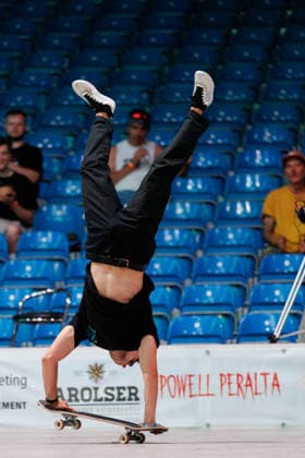 World Freestyle Skateboarding Championships - Men Pro Qualifiers 2026. Germany - Kassel, 15.08.2026 Ismael Perez from Spain shows trick during the competition in the Men professional Qualifiers at the World Freestyle Skateboarding Championships 2026 in Kassel, Germany. According to the citys official website compete Riders from more than 30 nations at the international freestyle skateboarding event, combining technical tricks, creativity and individual style in the qualification rounds. Hesse