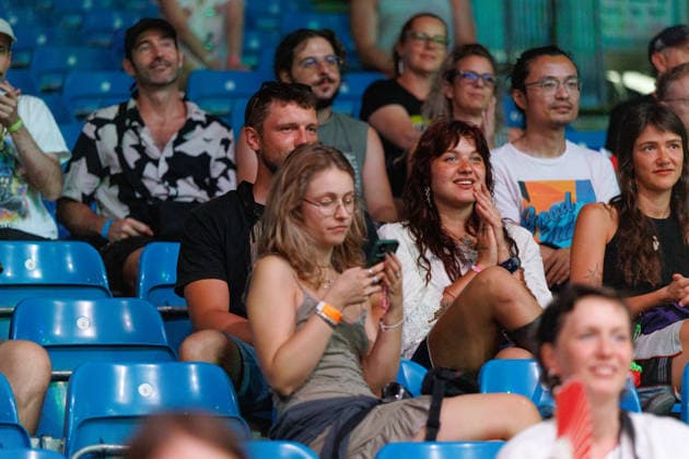 World Freestyle Skateboarding Championships & Global Jam in Kassel. Germany - Kassel, 15.08.2026 Spectators watch the competition as the second day of the World Freestyle Skateboarding Championships brings together freestyle skateboarding, urban culture, art, music and lifestyle at Messe Kassel. The event features international skateboarding competitions alongside graffiti, live music, BMX, workshops, exhibitions and other elements of the global freestyle and street culture community. Hesse