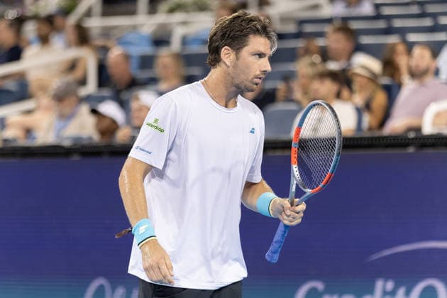 MASON, OHIO - AUGUST 15: Cameron Norrie of Great Britain is seen during day five of the Cincinnati Open at the Lindner Family Tennis Center on August 15, 2026 in Mason, Ohio.  Copyright: xShainaxBenhiyoun SPPx Sportspressphoto_SPR208336