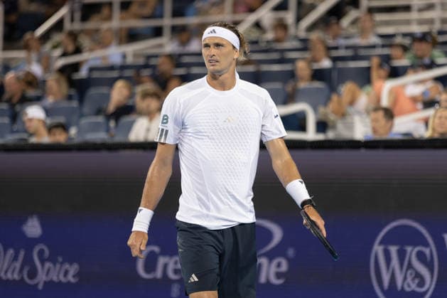 MASON, OHIO - AUGUST 15: Alexander Zverev of Germany is seen during day five of the Cincinnati Open at the Lindner Family Tennis Center on August 15, 2026 in Mason, Ohio.  Copyright: xShainaxBenhiyoun SPPx Sportspressphoto_SPR208354